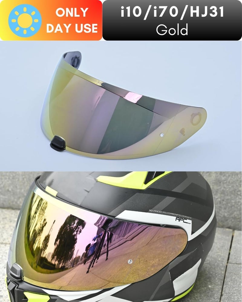 Logto Replacement Motorcycle Helmet Shield for I10 I70 HJ-31 Helmet Visor Shield Anti-Scratch Wearproof Windproof Universal Helmet Accessories - Image 4